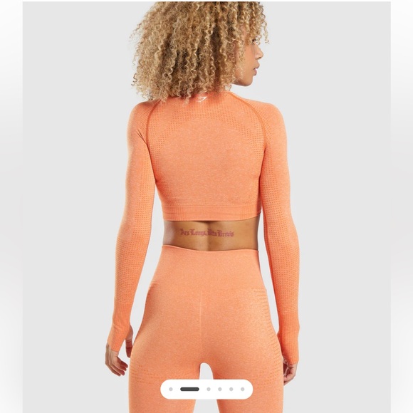 Gymshark Vibrant Orange Athletic Set - Picture 2 of 7